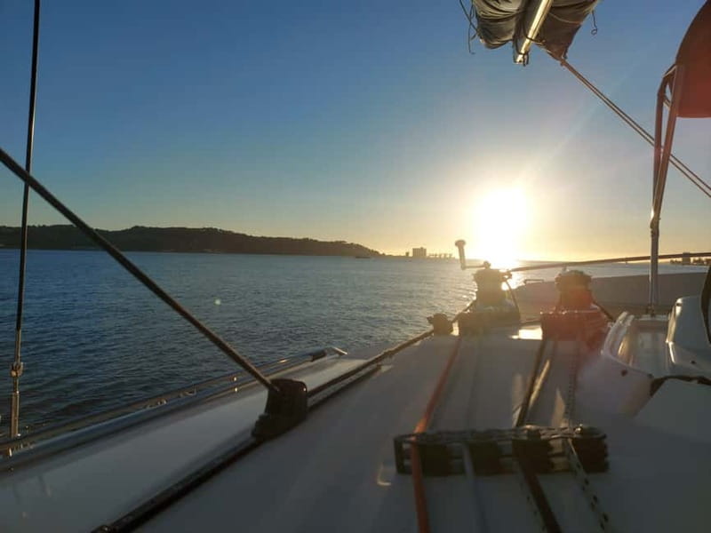 Lisbon: Sunset Catamaran Cruise with Drinks - The Champalimaud Foundation and the turn back