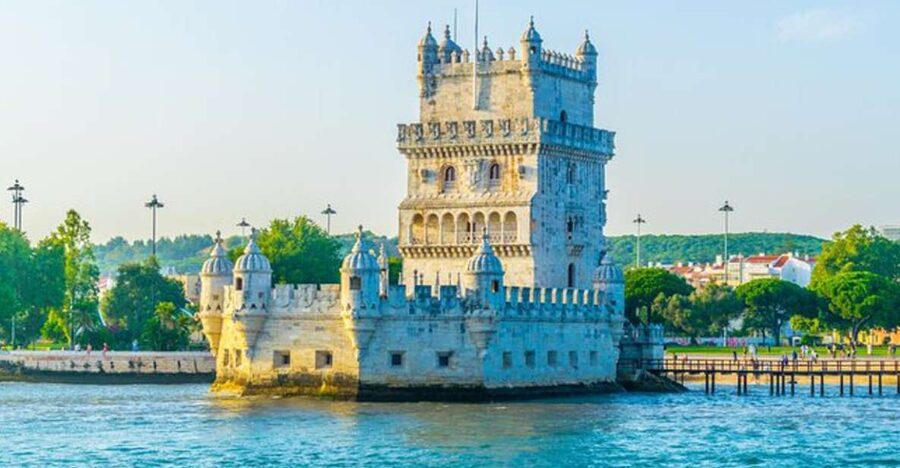 Lisbon: Sunset Sailing Boat Cruise with Wine - Belém Tower and the western waterfront