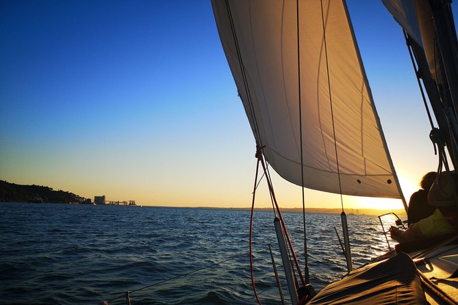 Lisbon: Sunset Sailing with Portuguese Wine and History - Sailing toward the Monument to the Discoveries