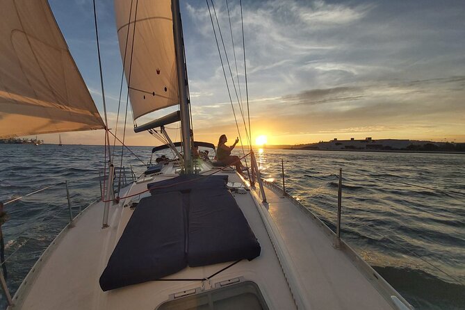 Lisbon: Sunset Sailing with Portuguese Wine and History - Cristo Rei and the long view back to Lisbon