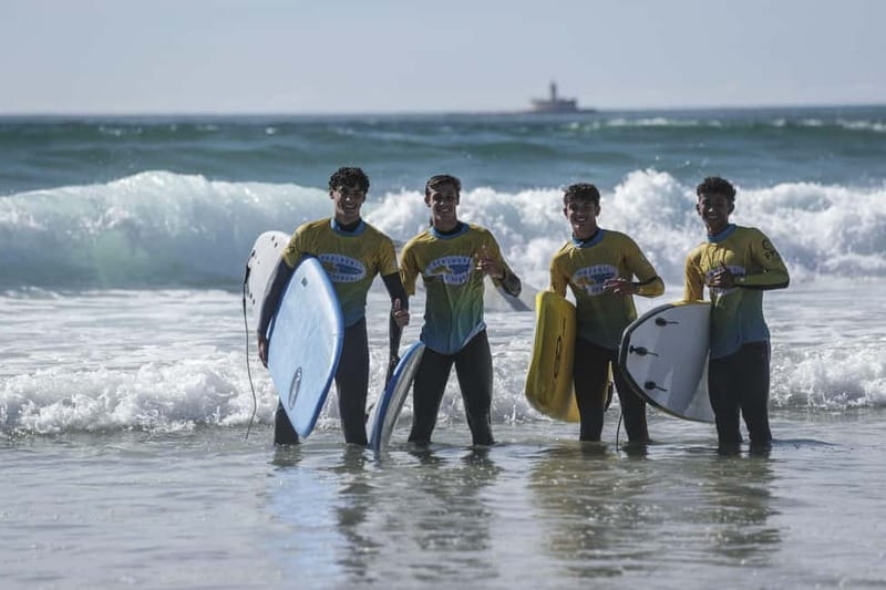 Lisbon: Surf Experience at Costa da Caparica - Getting equipped at Portugal Surf School