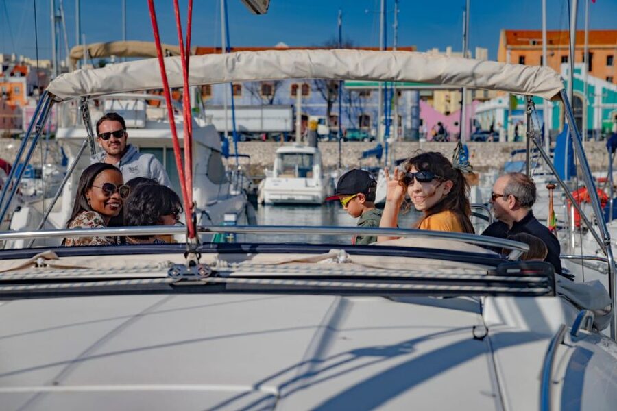Lisbon: Tagus River Sailboat Tour - Leaving Lisbon behind from the Tagus