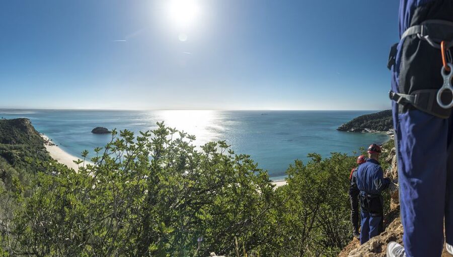 Lisbon: Via Ferrata Setubal's Arrábida Natural Park - The caves, cliffs, and coastal views