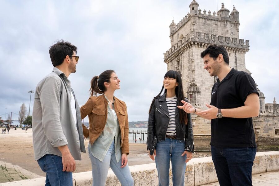 Lisbon: Walking Tour, Belém Neighborhood, Tram and Boat Ride - Starting at Praça Dom Pedro IV and walking into old Lisbon