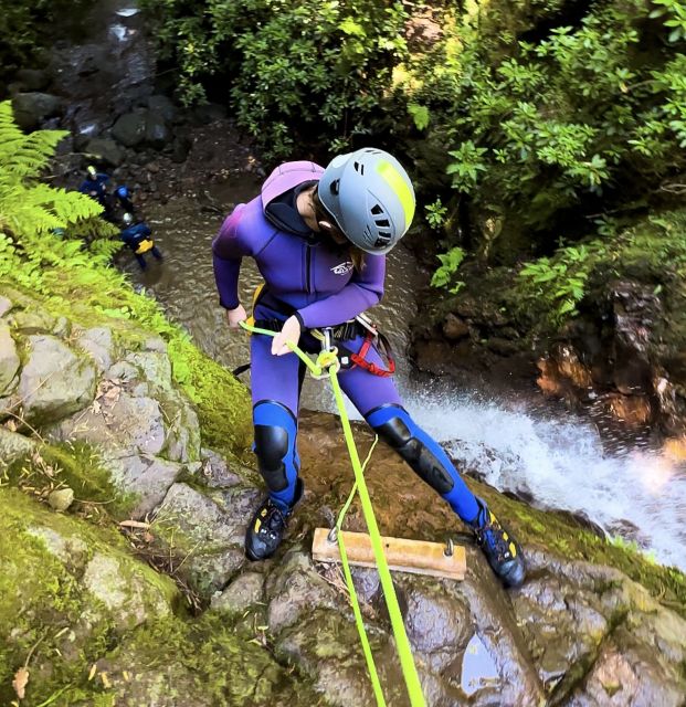 Madeira: Beginner Canyoning - Level 1 - Rappelling waterfalls and canyon walls