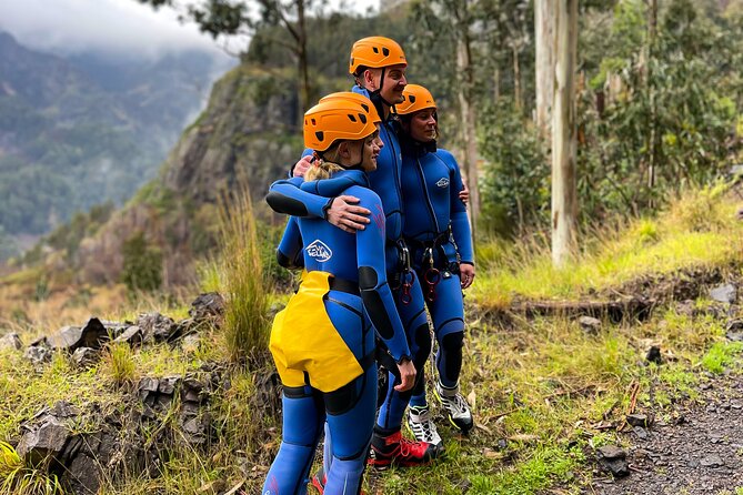 Madeira Canyoning - Beginner - Wetsuits, helmets, and special canyoning shoes