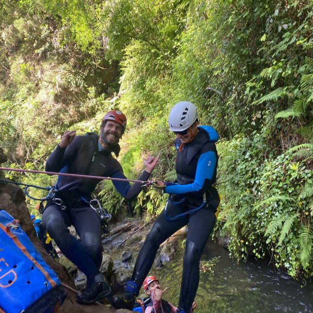 Madeira Canyoning Beginners – Easy & Fun Waterfall Adventure - Abseiling, jumping, and sliding through the water