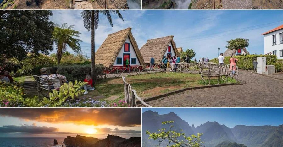 Madeira Funchal:East Tour Pico Arieiro & Santana&Laurissilva - Faial’s Guindaste viewpoint