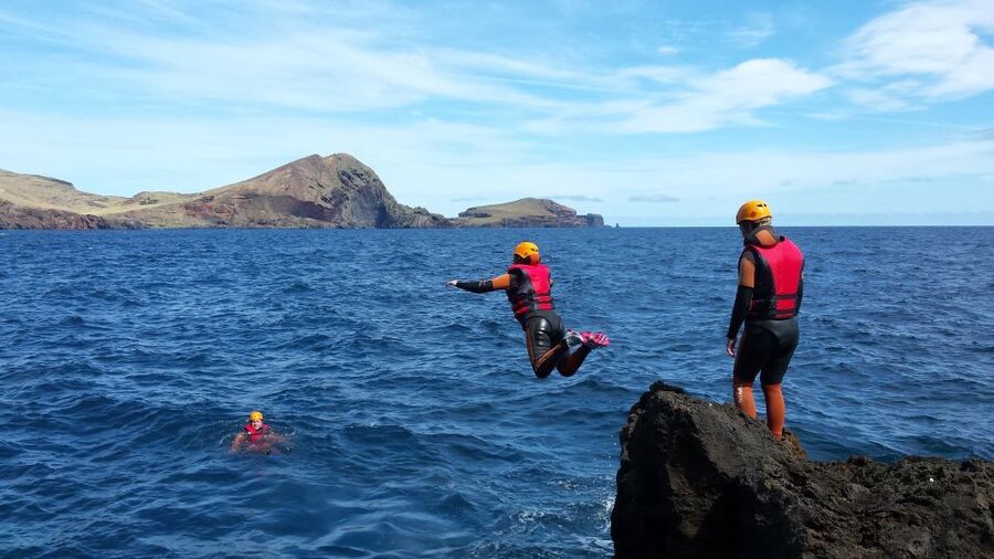 Madeira: Half-Day Coasteering Tour - Starting in the water, on the rocks, and inside the caves