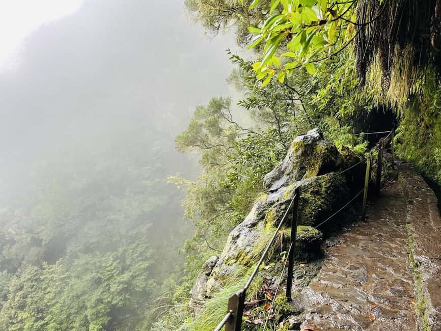 Madeira: PR 9 - Levada do Caldeirão Verde Hike Transfer - The morning ride from Funchal, Caniço, or Garajau
