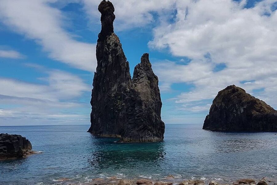 Madeira: West Side Jeep Tour with Natural Pools - Seixal adds black sand and a waterfall