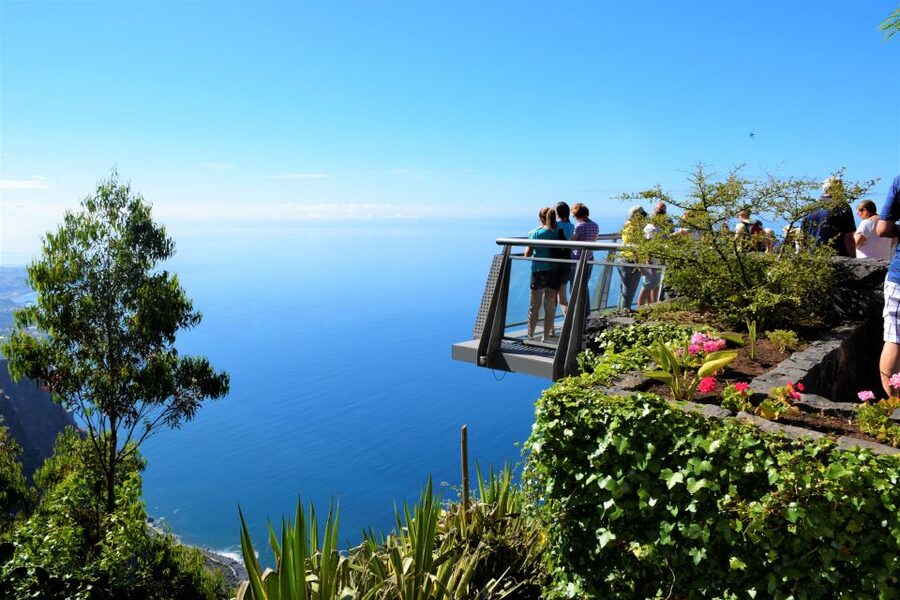 Madeira: West Tour with Porto Moniz and Volcanic Pools - Cabo Girão puts the drop below your feet
