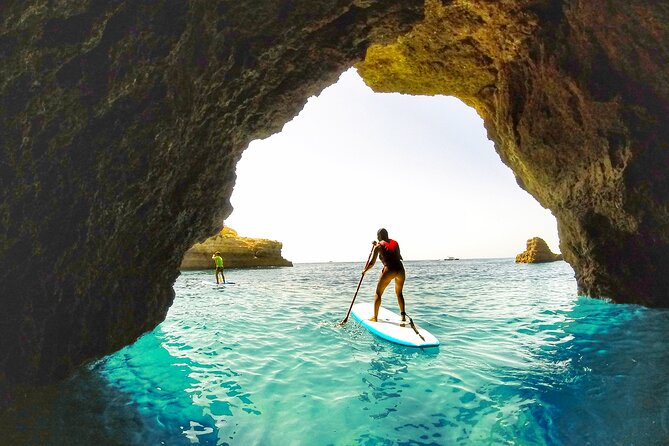 Paddle & Explore: Albufeira SUP Tour - A calm first lesson for new paddlers