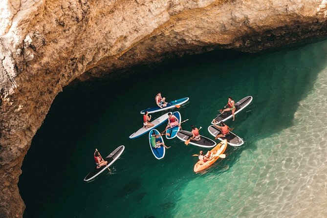 Paddle & Explore: Albufeira SUP Tour - The quiet beach break and time for a swim