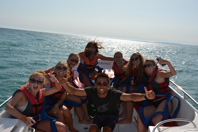 Parasailing from Vilamoura - Getting Into the Harness