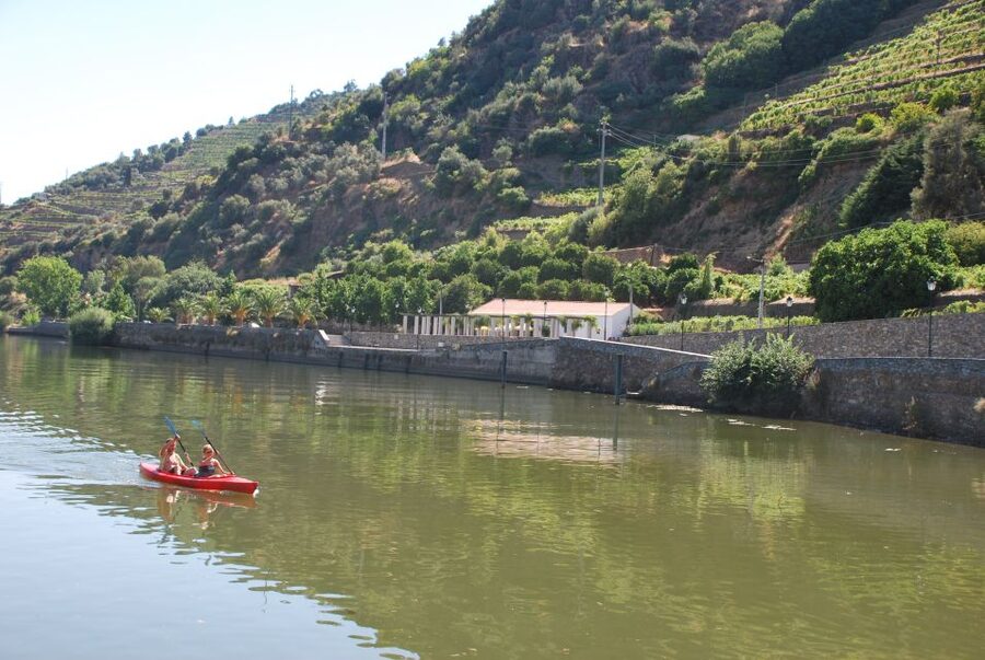 Pinhão: Douro Valley Rabelo Boat Tour and Kayak Experience - Paddling 12 kilometers through the vineyard valley