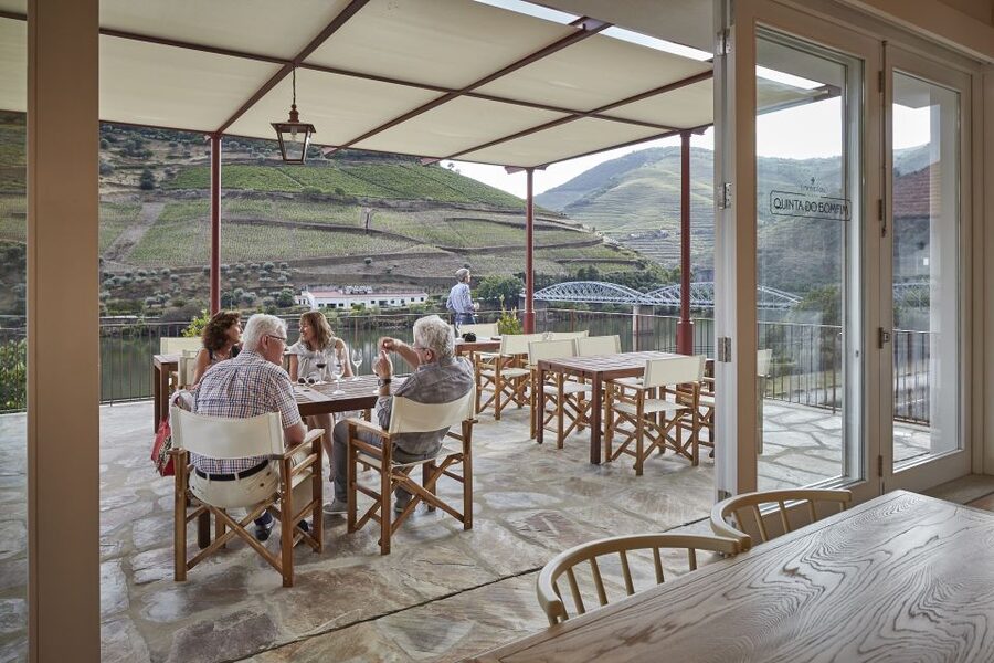 Pinhão: Quinta do Bomfim Visit and Tasting - The terrace is the best place to slow down