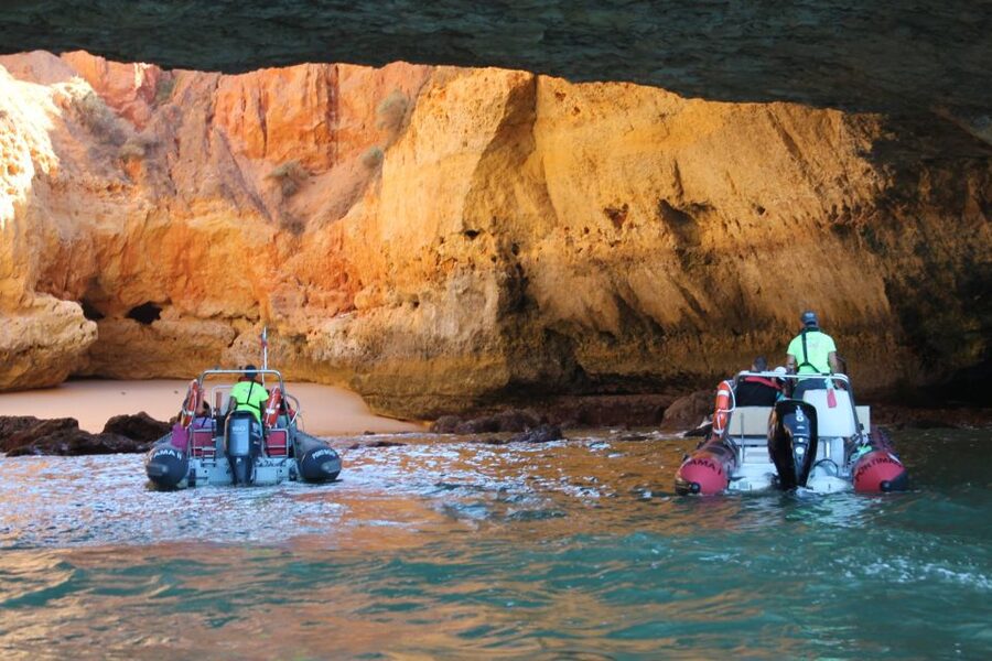 Portimão: Benagil Cave and Praia de Marinha Boat Tour - The boat, group size, and environmental choice