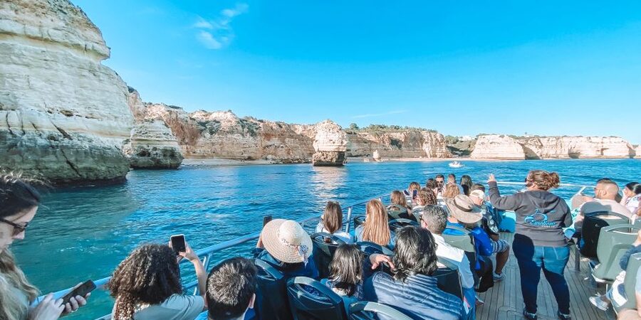Portimão: Benagil Caves & Dolphins Watching with Biologist - Portimão Marina is the starting point