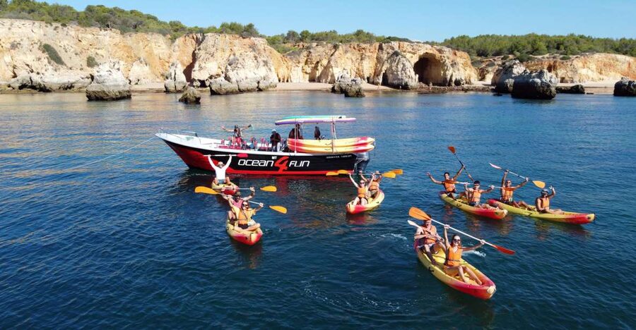 Portimão: Benagil Caves Speedboat and Kayak Guided Tour - What makes the $47 price worthwhile