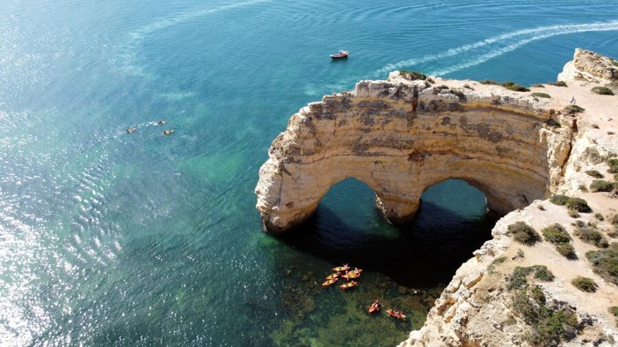 Portimão: Benagil Caves Speedboat and Kayak Guided Tour - Starting at Portimão Marina