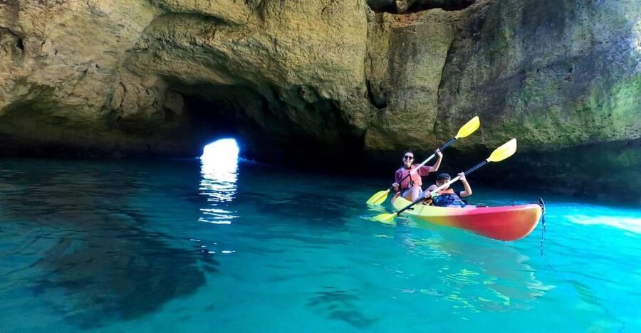 Portimão: Kayak Tour of Benagil Caves - Alfanzina Lighthouse and the Kayak Launch