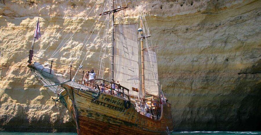 Portimão: Pirate Ship Cave Cruise - Carvoeiro, Algar Seco, and the Algarve cliffs