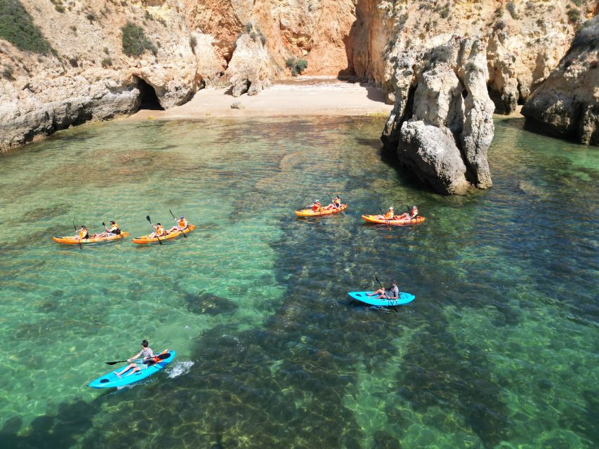 Portimão: Small Group Kayak Cave and Cliff Tour - Paddling along Portimão’s cliffs