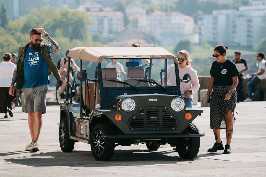 Porto and Foz: Private Douro City Tour in an Electric Ford T - River views, bridges, and the route toward Foz