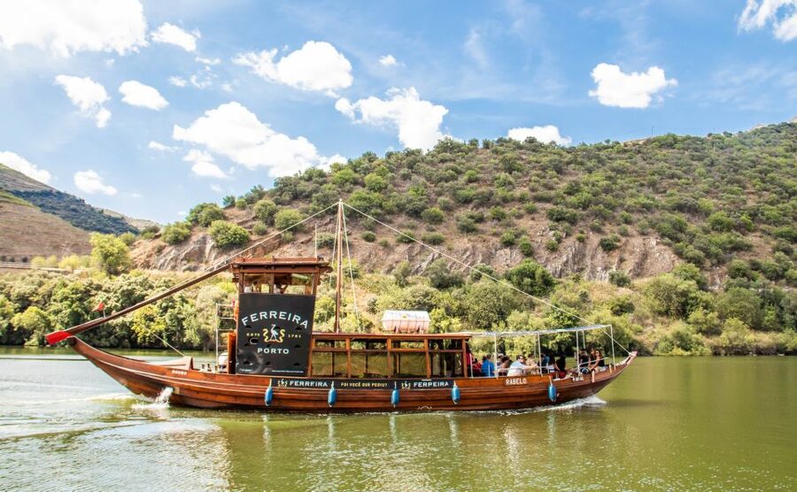 Porto: Douro Valley History & Wine Tour with Cruise & Lunch - The Rabelo boat puts the vineyards in proper perspective