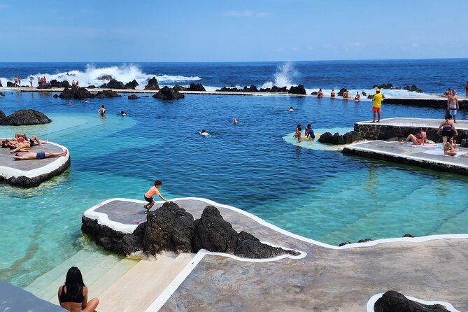 Porto Moniz, Seixal, Fanal Forest, Cliff Skywalk in Open Roof 4X4 - Fanal Forest and the old laurel trees