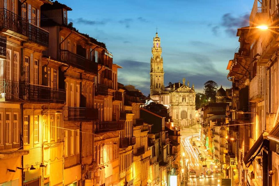 Porto: Private Sunset Walking Tour with Port Wine and Views - Clérigos Tower and the central Porto landmarks