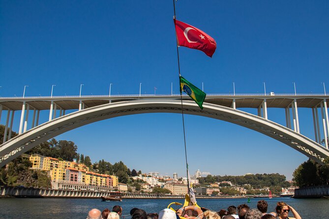 Porto Six Bridges Panoramic Cruise on the Douro River - The Arrábida Bridge and its huge concrete arch
