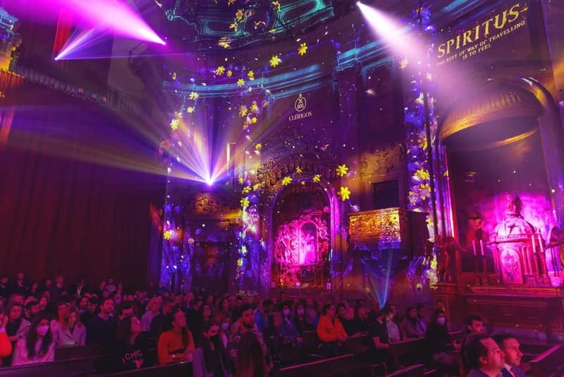 Porto: Spiritus Multimedia Show Entry Ticket - Sound, photography, and comfort