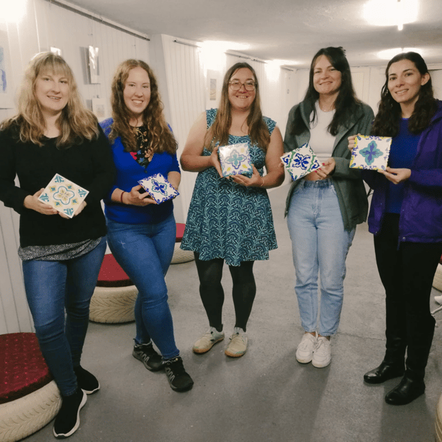 Porto: Tile-Painting Workshop with Porto Wine - Bainharia - Port wine, biscuits, and easy conversation