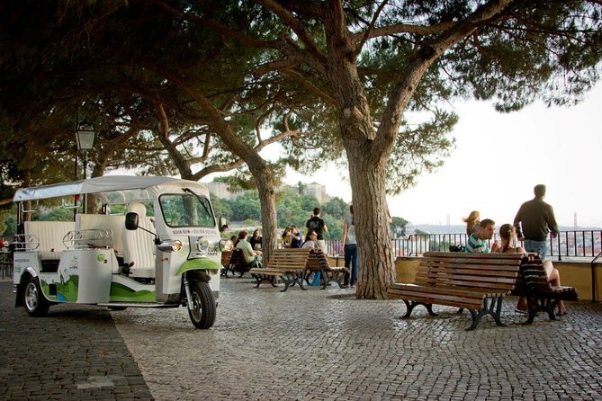 Private Lisbon Sightseeing Tuk-Tuk Tour: Alfama, Belém & More - Baixa and the route toward Lisbon Cathedral