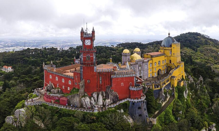 Private Tuk Tuk Tour around Sintra - Seteais Palace and the view across Sintra