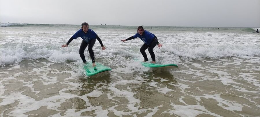 Quarteira: 2-Hour Surf Lesson at Falésia Beach - Meeting the surf van near Falésia Beach