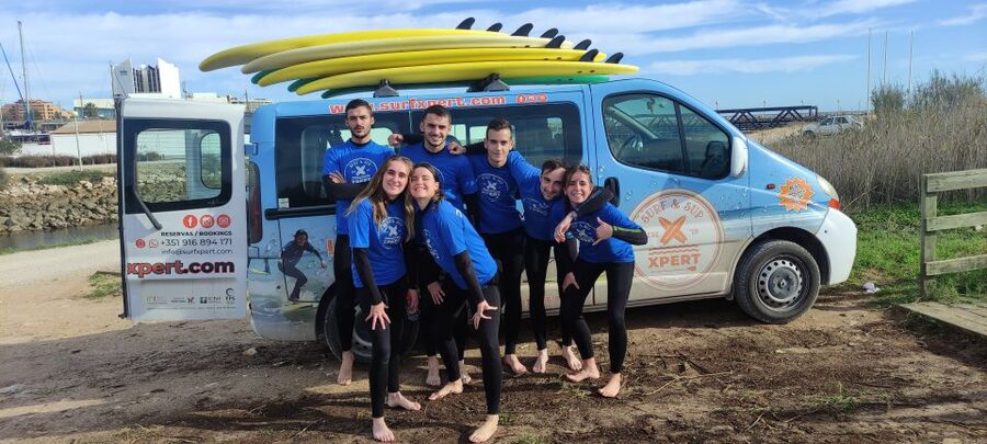 Quarteira: 2-Hour Surf Lesson at Falésia Beach - Group size and the amount of personal help