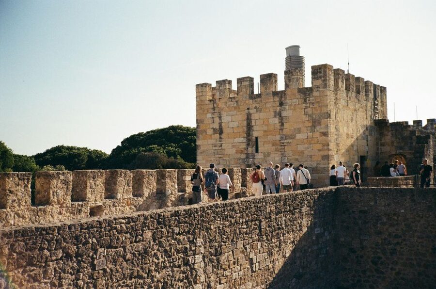 São Jorge Castle Skip-the-line Entry Ticket - Inside the medieval castle complex