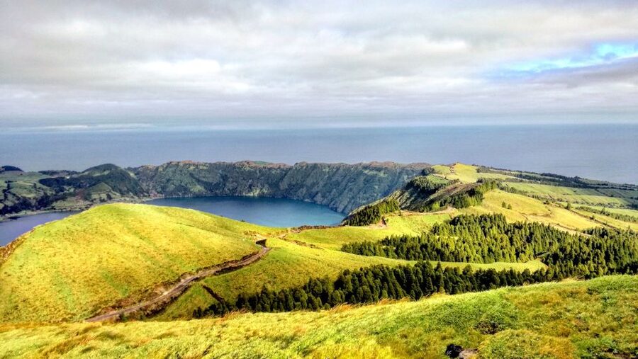 São Miguel, Azores: Sete Cidades Half-Day Jeep Tour - Inside the caldera at Sete Cidades village