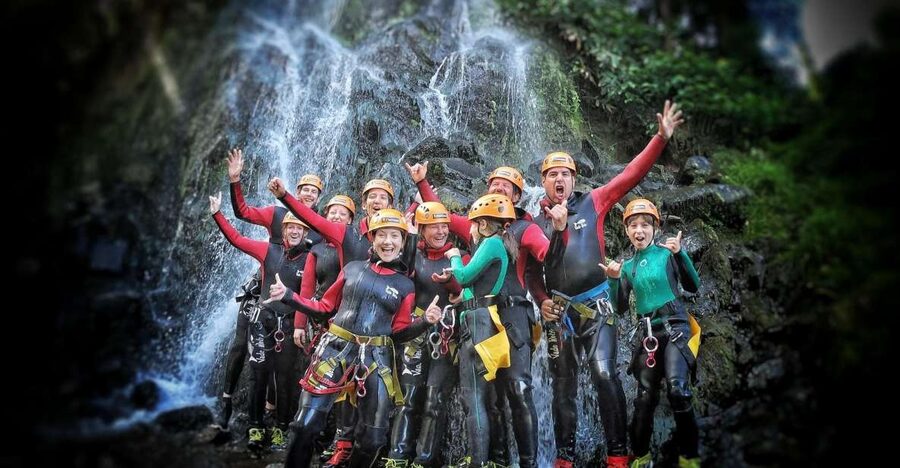 Sao Miguel: Caldeiroes Canyoning Experience - Getting fitted and learning the basics