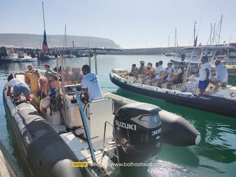 Sesimbra: Dolphin Watching Boat Tour with Biologist Guide - From Avenida dos Náufragos to the marina briefing