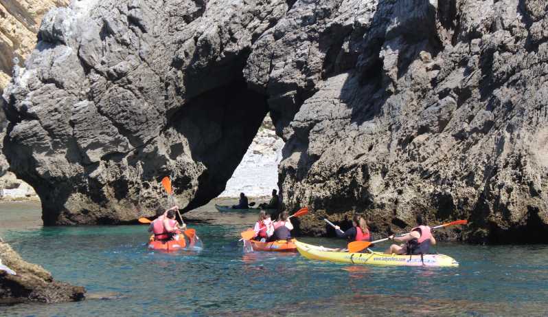 Sesimbra: Ribeiro Cavalo Beach, Caves, & Arrábida Kayak Tour - From Sesimbra Harbor into Arrábida’s sea caves