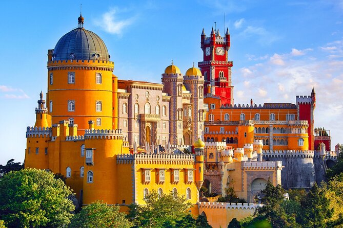 Sintra, Pena Palace, Quinta da Regaleira & Cascais Group Tour - Pena Palace, the colorful centerpiece