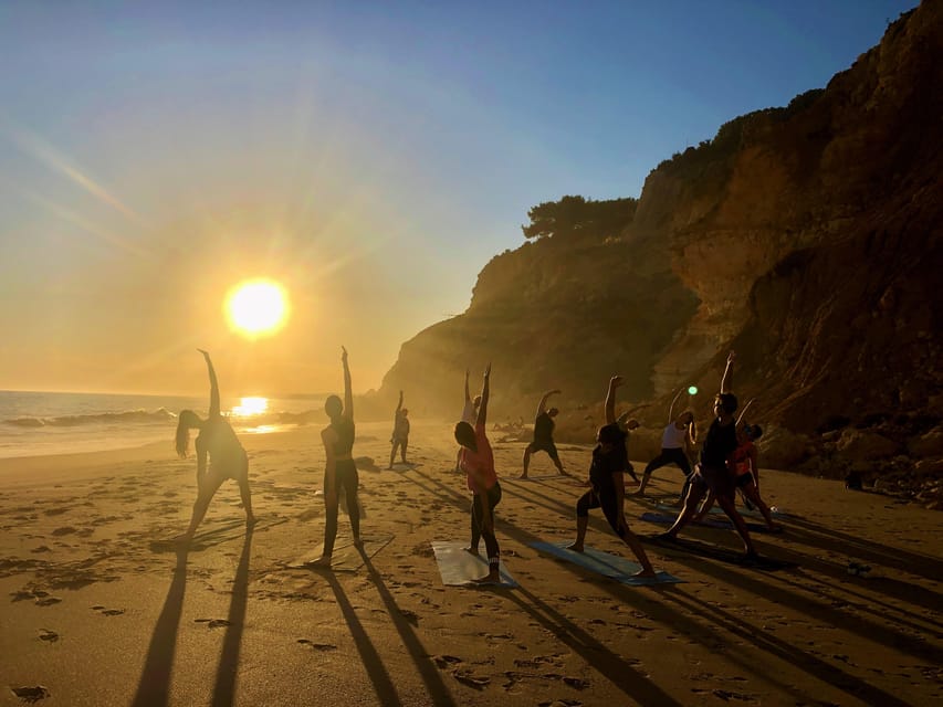 Sunset Yoga at Lagos's beautiful beach by el Sol Lifestyle - My take: book it for the setting, not a hard workout