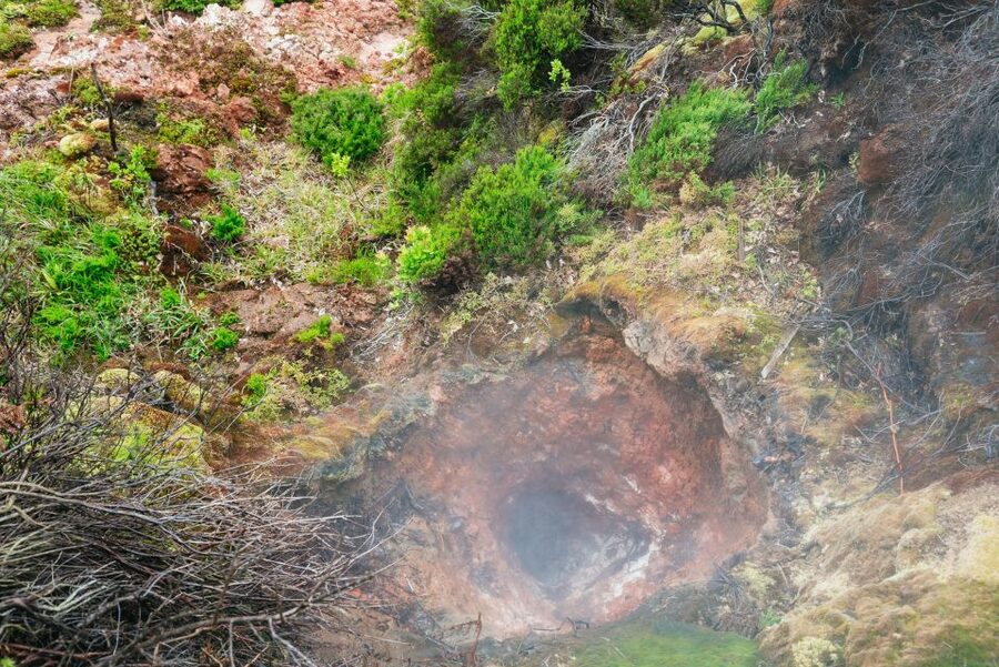 Terceira: Algar do Carvão Lava Caves Tour - The replacement lava tube during the closure