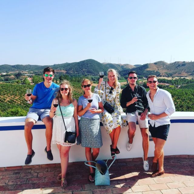 The Real Algarve: 2 Boutique Wineries & Silves Tour - Leaving Albufeira in a small van