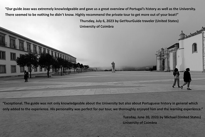University of Coimbra - more complete and private visit, ticket included - Timing, meeting point, and practical planning