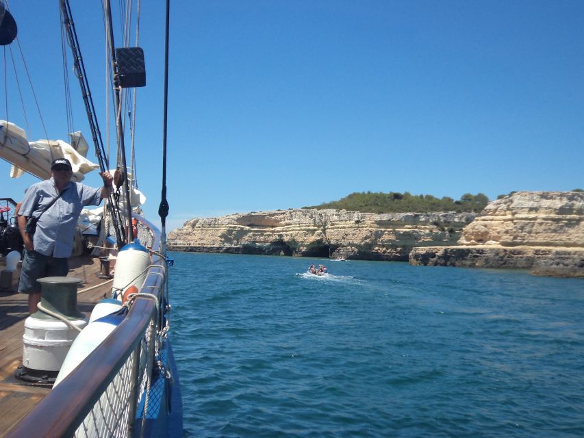 Vilamoura: Algarve Coast 3-Hour Sailing Cruise With Open Bar - Passing Olhos d’Água and the smaller beaches